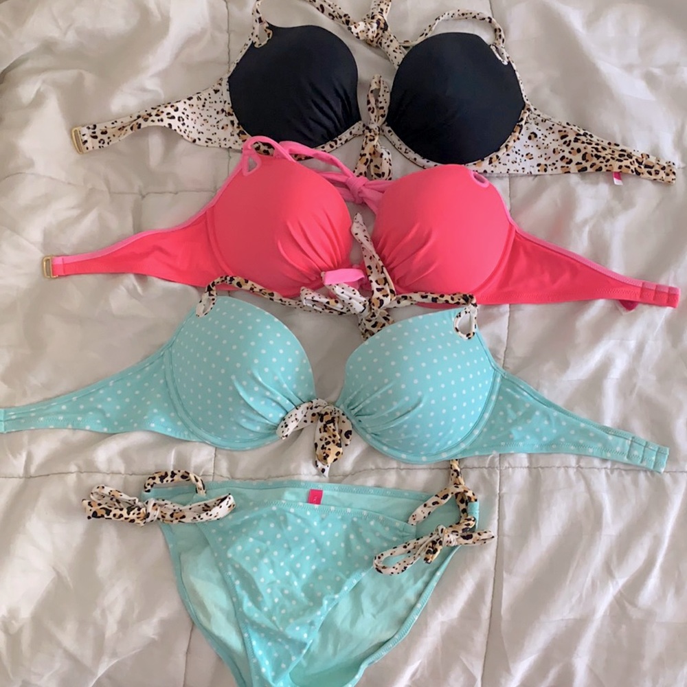 Victoria’s Secret Bikini Bundle! 3 tops, 1 bottom